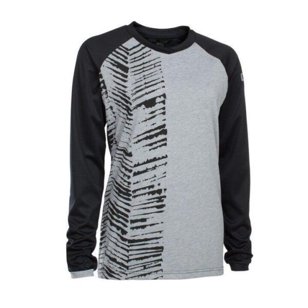 Tee LS Scrub AMP WMS, grey melange