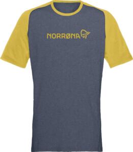 Norrona, fjørå equaliser lightweight T-shirt (M), Sulphur/Vir