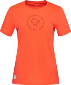 Norrona, svalbard wool T-Shirt (W), Orange Alert