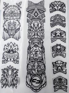 unleazhed GmbH, frame unscratch BP01-S, eldorado black matt