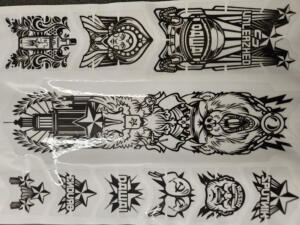 unleazhed GmbH, frame unscratch BP01-S, dawei black glossy