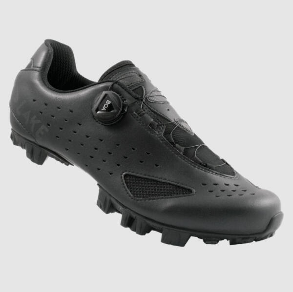 Lake, Mountainbikeschuhe, MX177X, SCHWARZ SCHWARZ