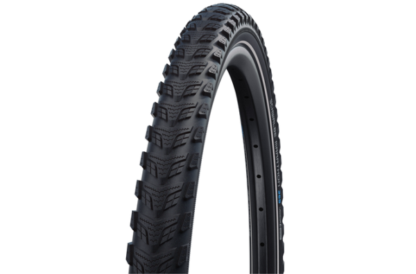Schwalbe, Pneu Marathon 365 700x47C starr mit Reflexstreifen black