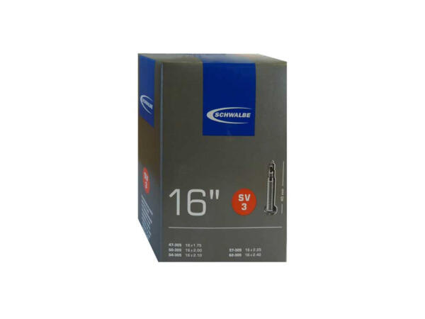 Schwalbe, Schlauch 16" SV3     47/62-305 16x1.75-16x2.50