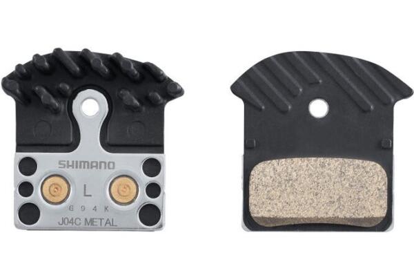 Shimano, Bremsbeläge J04C Metall mit Lamellen Paar