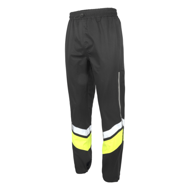 wowow, Regenhose, FUJI, schwarz gelb und reflektierend, SCHWARZ, L