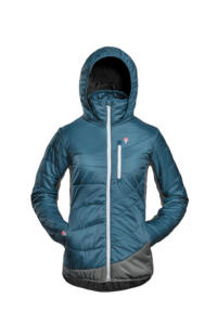 GrüeziBag, Refreshful SilkWool Jacket W, Saphir Blue - Grey