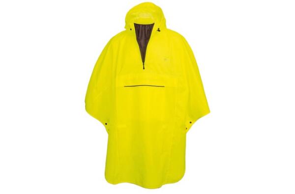 AGU, Unisex Rain Poncho Gran, neon yellow