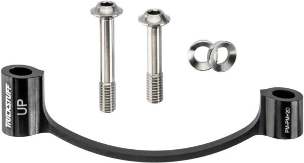 Trickstuff, Postmount Adapter 20mm, Schwarz inkl. Titanschrauben