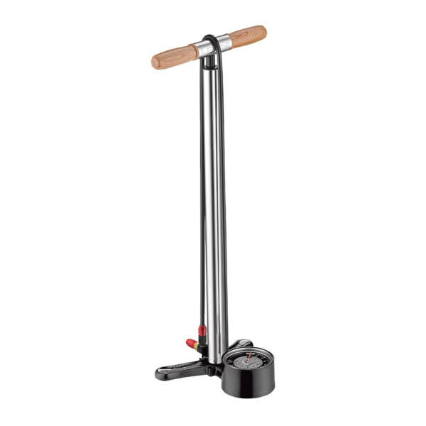 LEZYNE, Standpumpe Alloy Floor Drive Silver, 15.2 Bar, ABS-1 Pro, 3.5 Gauge