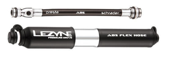 LEZYNE, Pressure Drive ABS M Black 8.3bar, ABS Flex Hose