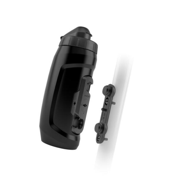 Fidlock, Twist Trinkflasche 590 ml mit Magnet-Befestigung, inkl. Twist Bike Base. Black.