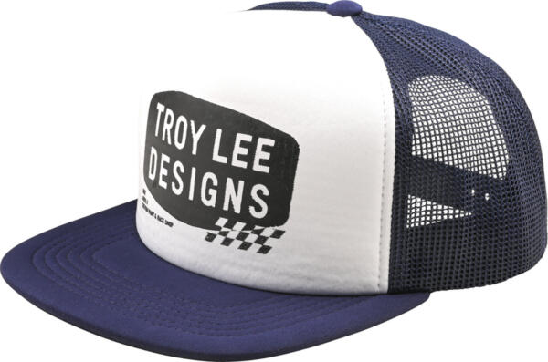 TLD, Trucker Snapback - Stamp weiss-navy