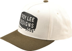 TLD, Curved Snapback Hat - Stamp olive-beige