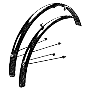 Schutzblech und Spritzschutz