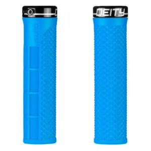 Deity, Lockjaw Lock-on Grip. blue
