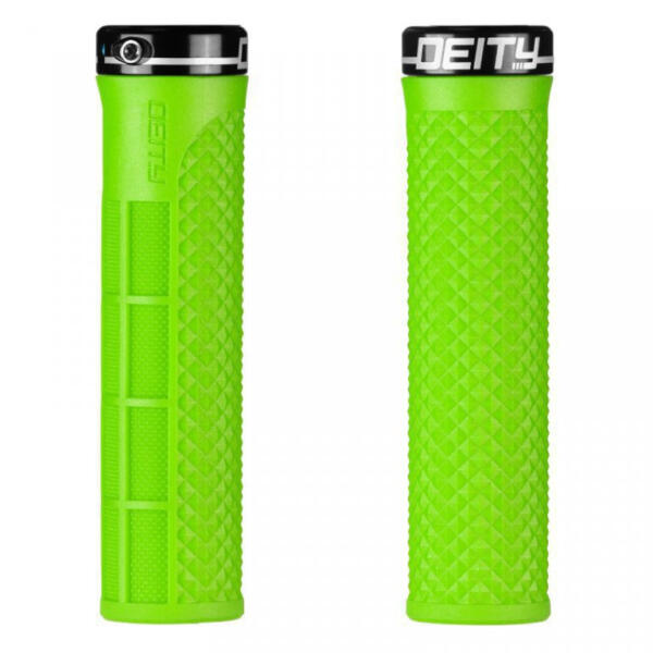 Deity, Lockjaw Lock-on Grip. Green
