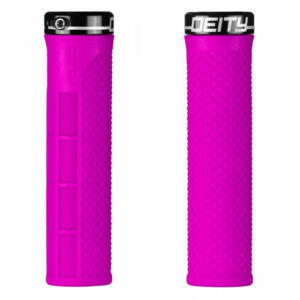Deity, Lockjaw Lock-on Grip. Pink