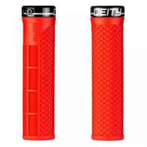 Deity, Lockjaw Lock-on Grip. Red