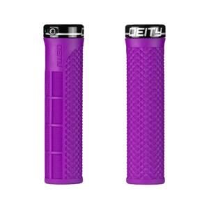 Deity Lockjaw Lock-on Grip. Purple.