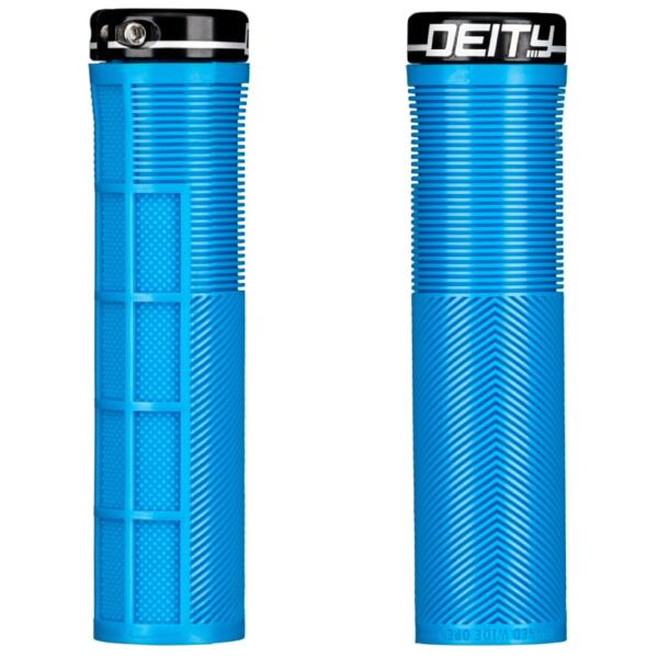 Deity, Knuckleduster, Lock-on Griff, blue