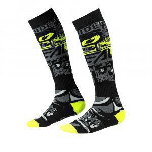Oneal, PRO MX Sock RIDE, black/neon yellow
