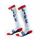 Oneal, PRO MX Sock MOTO LIFE, white/red/blue