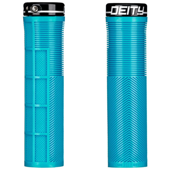 Deity, Knuckleduster, Lock-on Griff, turquoise.