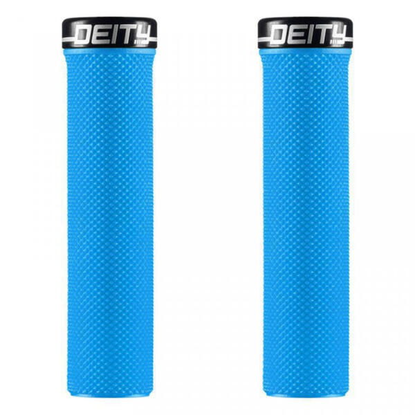 Deity, Slimfit Lock-on Grip. blue