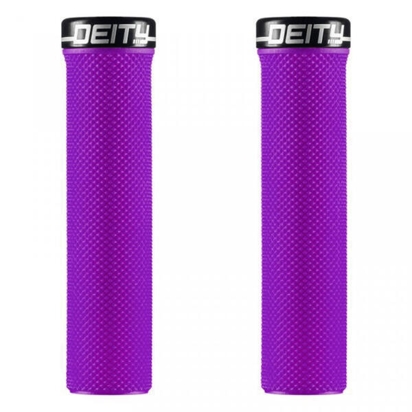 Deity, Slimfit Lock-on Grip. purple