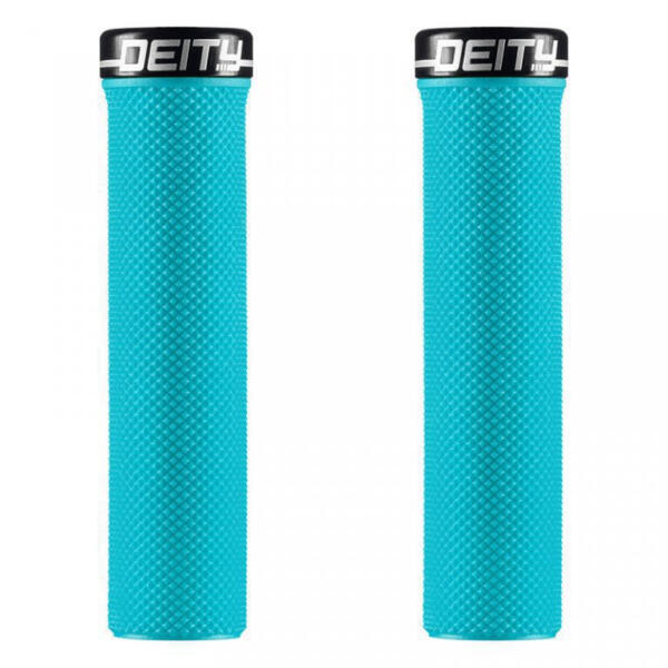 Deity, Slimfit Lock-on Grip. turquoise