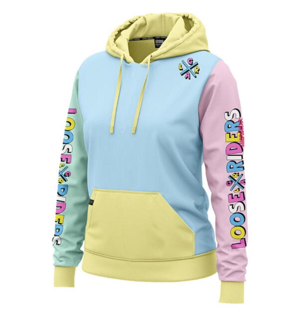 Loose Riders, Mmurmaider Color Block Fleece Hoodie W