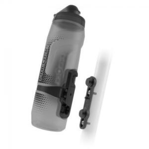 Fidlock, Twist Trinkflasche 800 ml mit Magnet-Befestigung, inkl. Twist Bike Base, Transparent Black