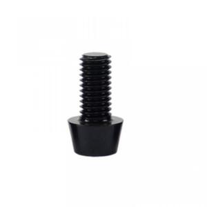 POP-PRODUCTS, 6-Kant Schraube M5 x 15 mm Aluminium schwarz, 5 Stück ( Bidonhalterschraube)