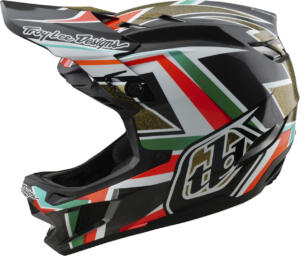 TLD, D4 Carbon Helmet, MIPS,  Frames, schwarz-gold