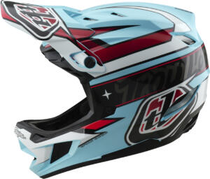 TLD, D4 Polyacrylite Helmet, MIPS, Linear, blau