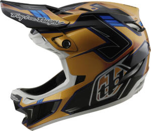 TLD, D4 Composite Helmet, MIPS, Royality, schwarz-gold