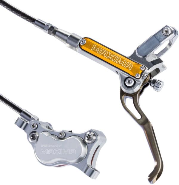 Trickstuff, Bremsenset Maxima, silber, Postmount/Postmount, Stahlflex Carbon 6mm