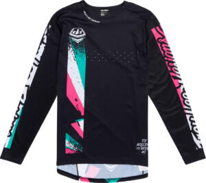TLD, Sprint Jersey - Full Pull, schwarz