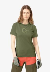 Norrona, fjørå wool T-Shirt W's, Olive Night