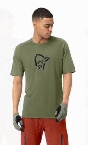 Norrona, fjørå wool T-Shirt M's, Olive Night