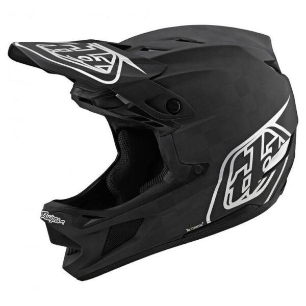 TLD, D4 Carbon Helmet w/Mips, Stealth Black/Silver