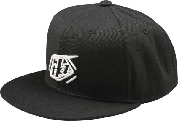 TLD, Flat Bill Snapback, Badge schwarz