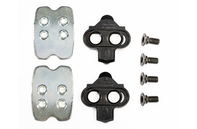 Shimano, Schuhplattensatz CL-MT001 SPD Einfach ausstieg Mehrfacheinstieg mit Gegenplatte