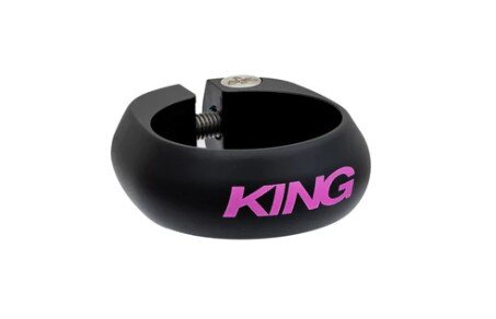 Chris King, Sattelstützenklemme, 36.4mm, 3D, schwarz/pink