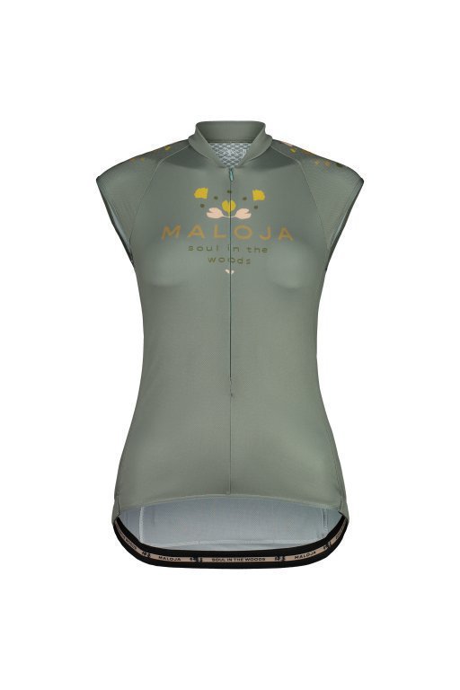 Maloja, RubinieM. Top, Sleeveless Bike Jersey, salvia