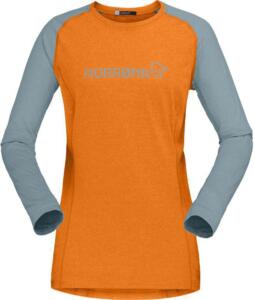 Norrona, fjørå equaliser lightweight Long sleeve (W), Orange