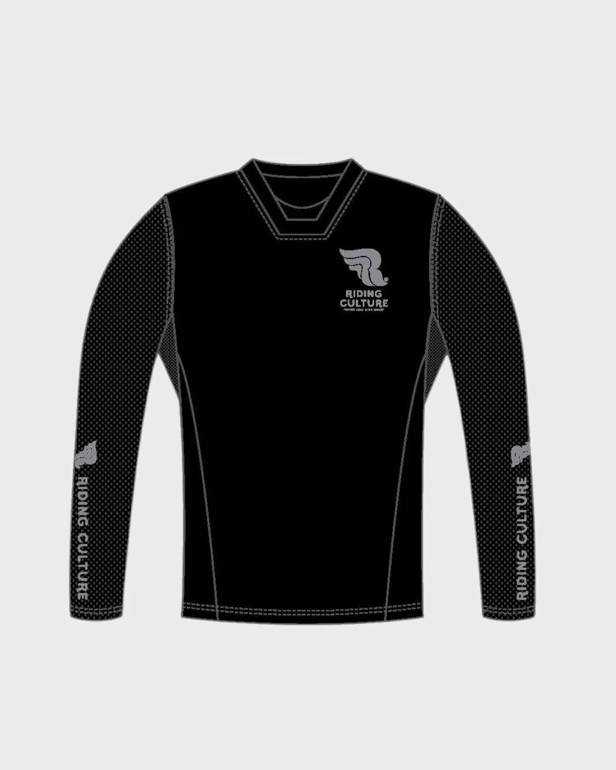 Riding Culture, Long Sleeve, Sender 1.1, black/light grey