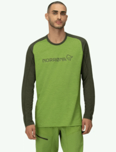 Norrona, fjørå equaliser lightweight Long sleeve (M), Norrona Green
