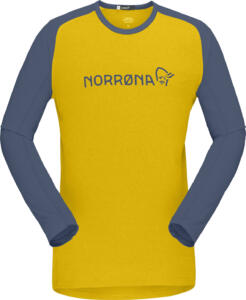 Norrona, fjørå equaliser lightweight Long Sleeve (M), Sulphur